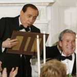 Berlusconi: "La historia demostrará que Bush ha sido un grandísimo presidente"