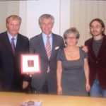 Cantina di Clavesana consegna a Paolo Bruni il riconoscimento di "Custode del Dogliani DOCG 2007"