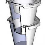 Multiplo, il coperchio monouso per i caffè d'asporto