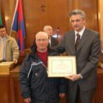 Foggia: Nonni vigili premiati dal sindaco Ciliberti con un attestato di benemerenza