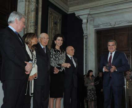 Il Presidente Napolitano consegna il premio “Leonardo Qualità Italia” al Pastificio Rummo
