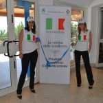 Il presidente della Provincia in visita al Salone enogastronomico con Fabio Raffaelli, Patron della manifestazione