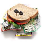 Piatti con etichetta