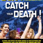 Gran Bretagna. "Don't catch your death": Campagna contro l'abuso di alcol in montagna