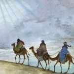 Bologna 6 gennaio 2010: Presepe vivente in Piazza Maggiore