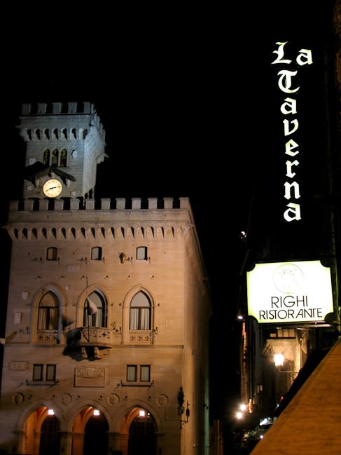 Ristorante Righi a San Marino: stazione di sosta, poi taverna “Pianello”