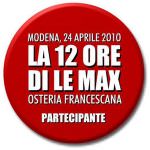 Sabato 24 aprile a Modena una storica 12 Ore di Le Max
