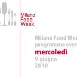 Milano Food Week: eventi in programma mercoledì 9 giugno