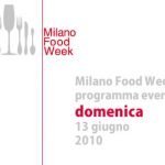 Milano Food Week: eventi in programma domenica 13 giugno