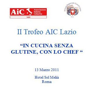 Secondo trofeo di alta cucina glutenfree: In cucina senza glutine, con lo chef
