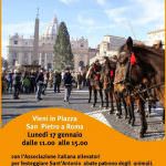 Roma: L'Associazione italiana allevatori festeggia Santo Antonio abate con gli animali