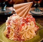 Un quasi capolavoro: Dario Fontanella ed il gelato agli spaghetti