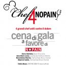 Quattro chef uniti contro il dolore: Cena di gala a favore di NOPAIN Onlus