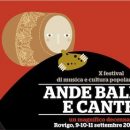 Rovigo: Festival internazionale di musica e cultura popolare “Ande, bali e cante”
