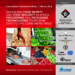 Convegno: Enhancingfood safety and food security in Africa: Processing and Packaging Tecnology from farm gate to the consumers table