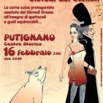 16 febbraio. Putignano propone la "Sagra del Maiale"