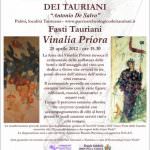 25 Aprile. I Vinalia romani rivivono al Parco Archeologico dei Tauriani