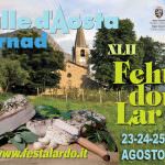 Dal 23 al 26 agosto, ad Arnad (AO) torna la Festa del lardo