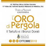 Il Festival della Cucina Italiana affianca la Fiera del Tartufo di Pergola (PU)