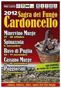 10-11 novembre, a Ruvo di Puglia (BA) torna il Fungo Cardoncello