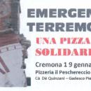 Gadesco Pieve Delmona (CR), pizza solidale contro il terremoto