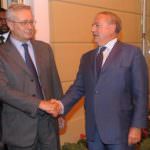 Giulio Tremonti incontra Achille Colombo Clerici, presidente di Assoedilizia e di Federlombarda