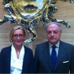 Senatore Emanuela Baio Dossi incontra Achille Colombo Clerici presidente di Assoedilizia e di Federlombarda Edilizia