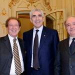 Pier Ferdinando Casini incontra a Milano Achille Colombo Clerici presidente di Assoedilizia e di Federlombarda Edilizia