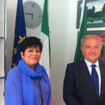 Valentina Aprea, Assessore regionale all'Istruzione, Formazione e Lavoro, incontra Achille Colombo Clerici