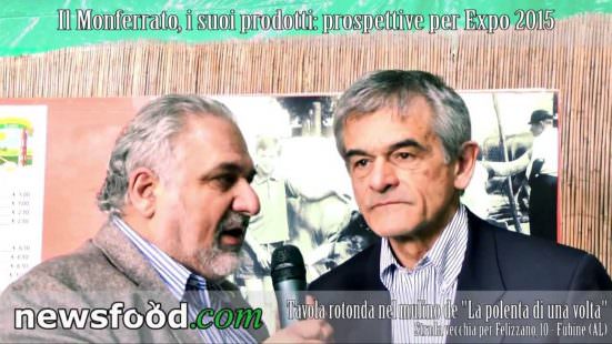 Sergio Chiamparino a Fubine AL per la tavola rotonda verso l'Expo 2015