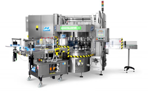 etichettatrice ADHESLEEVE® di PE LABELLERS