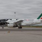 Alitalia Airbus A319: silhouette di colibrì in omaggio a unicità del Friuli Venezia Giulia