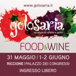 "Golosaria", in programma dal 31 maggio al 2 giugno a Riccione