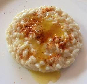 Risotto all’aglio olio e peperoncino