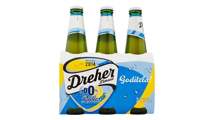 Radler Dreher Lemon, la prima Birra Radler analcolica da bere in tutte le occasioni