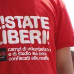 Don Luigi Ciotti alla presentazione di Estate Liberi 2104, i campi di volontariato e formazione sui beni confiscati alle mafie