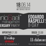 Mercoledì 18 giugno, Milano: Edoardo Raspelli festeggerà il suo compleanno all'Eleven Rooftop