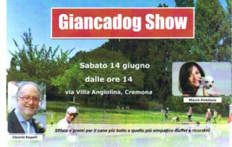Cremona: Edoardo Raspelli testimonial dell’evento “Giancadog Show”