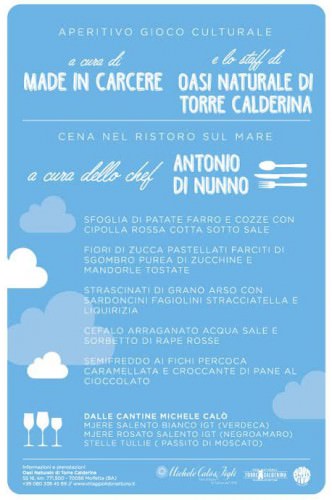 Menu Respiriamo mare