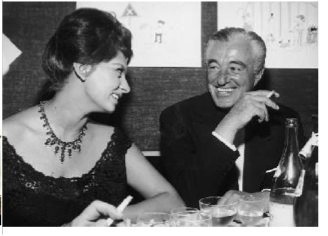 Gina Lollobrigida e Vittoriode Sica