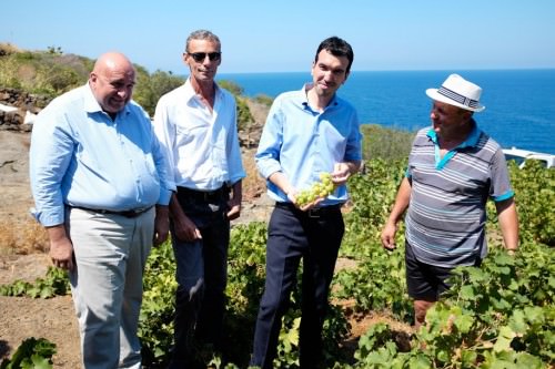 Ministro Martina a Pantelleria