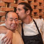 Gli chef del Ristorante Iyo, Haruo Ichikawa e Lorenzo Lavezzari, a Expo Gate con una lezione sul wasabi
