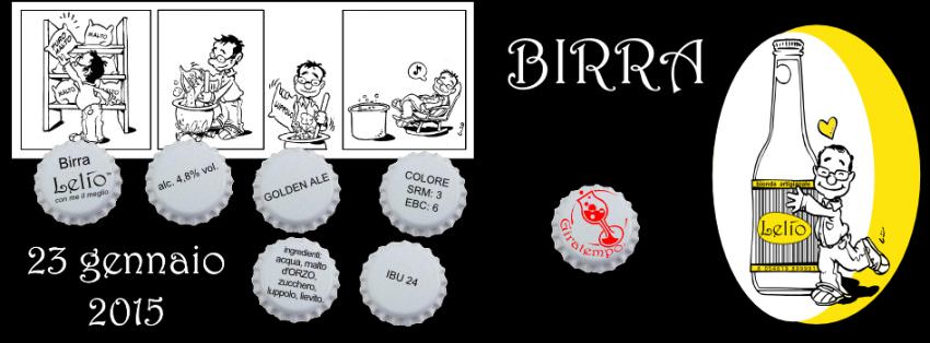 Giratempopub di S. Albano Stura (Cuneo): nuova birra Lelio, una bionda ad alta fermentazione di puro malto italiano