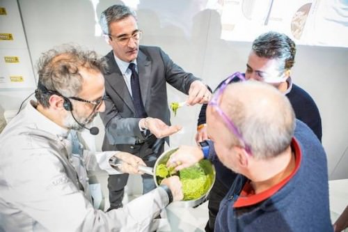 Massimo Bottura, Riccardo Felicetti, Giuseppe Di Martino e Stefano Vegliani