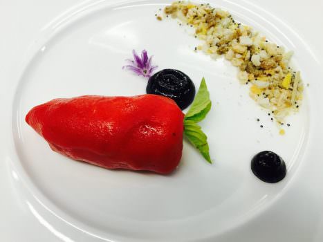 Peperone “Imbottito” alla Lucana by Gianfranco Bruno, Chef Lucano