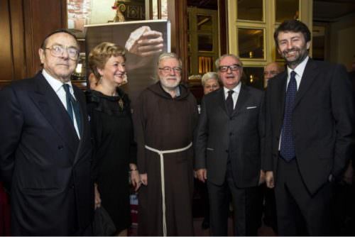 da dx : Dario Franceschini, Achille Colombo Clerici, Fra Maurizio Annoni, Ombretta Fumagalli Carulli, Mario Mancini 