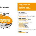 Milano, sabato 6 febbraio: Premio alla Virtù Civica "Panettone d'Oro"