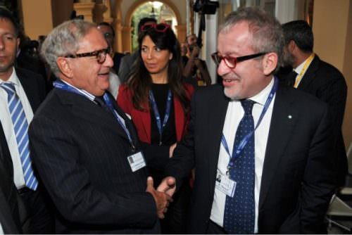 Achille Colombo Clerici con Roberto Maroni