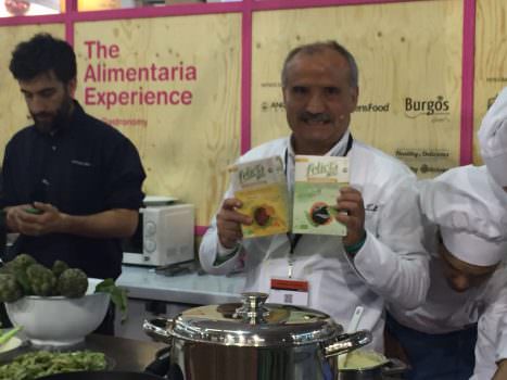 Peppe Zullo e la pasta di legumi anche a Cibus