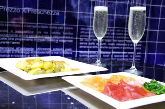 ICTHYS, Lugano:  fritto di paranza, insalatina di stagione & champagne